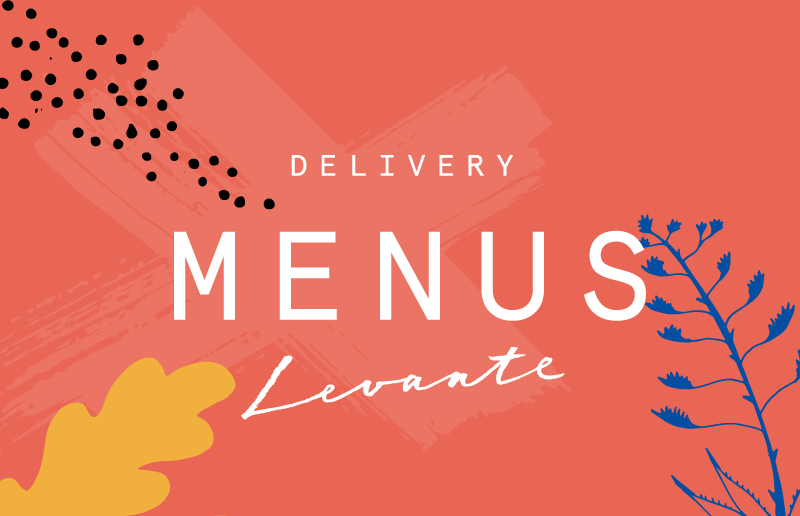 Menus grafic - Bistrot Levante Delivery - Barcelona